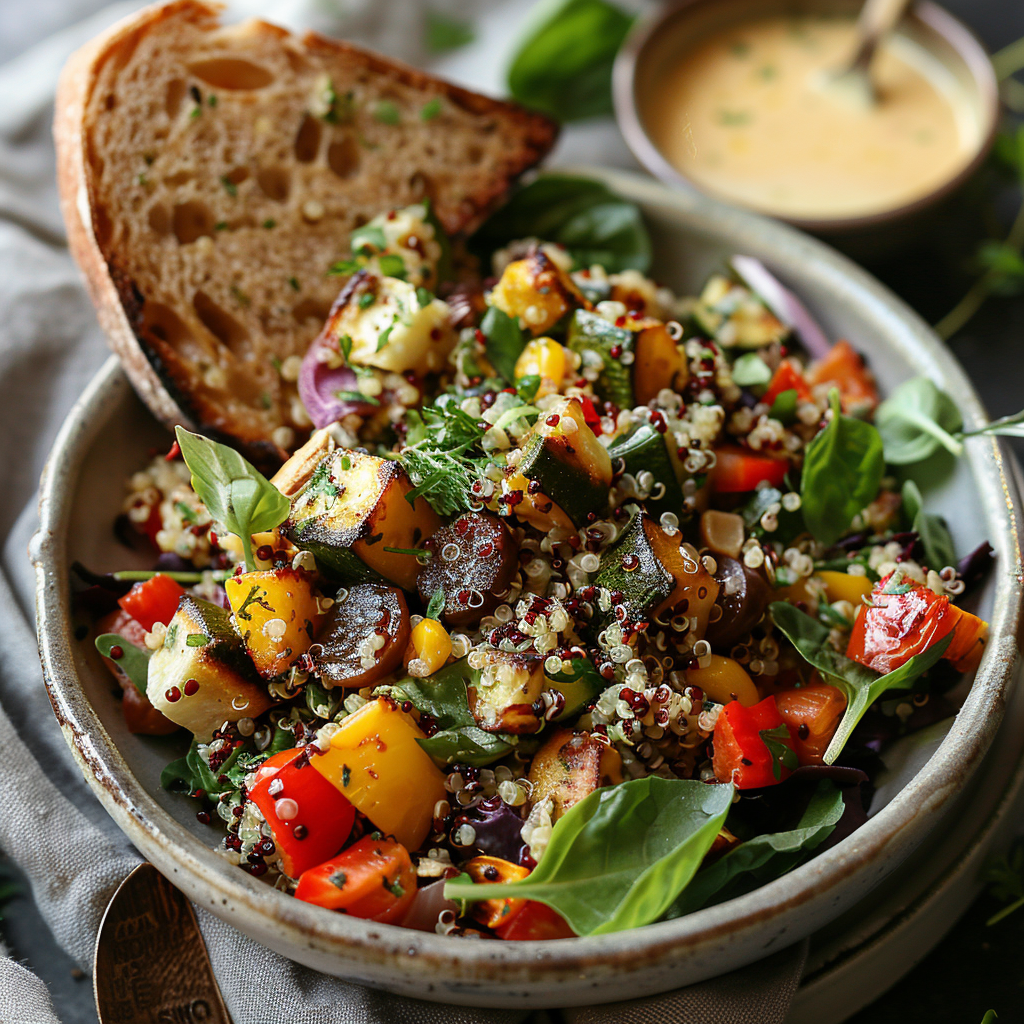 Quinoa and Roasted Veggie Salad