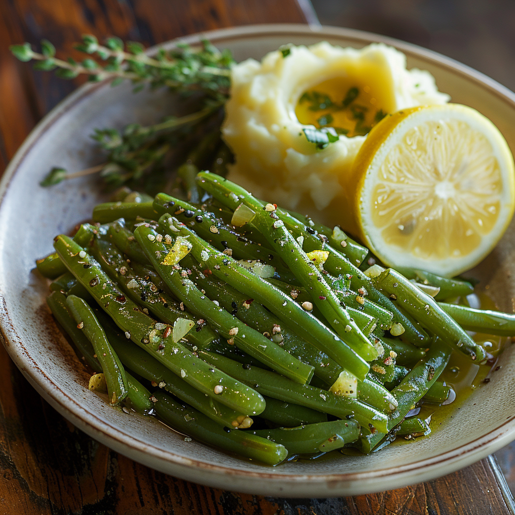 Sautéed Green Beans with Garlic