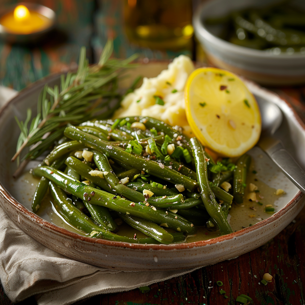 Sautéed Green Beans with Garlic