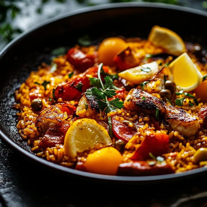 Seafood Chicken Paella