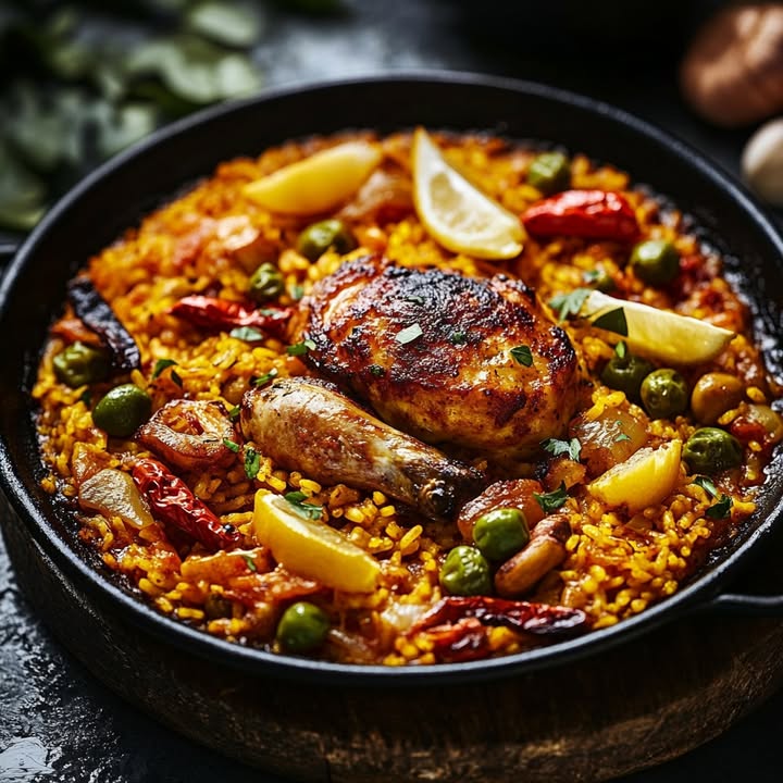 Seafood Chicken Paella
