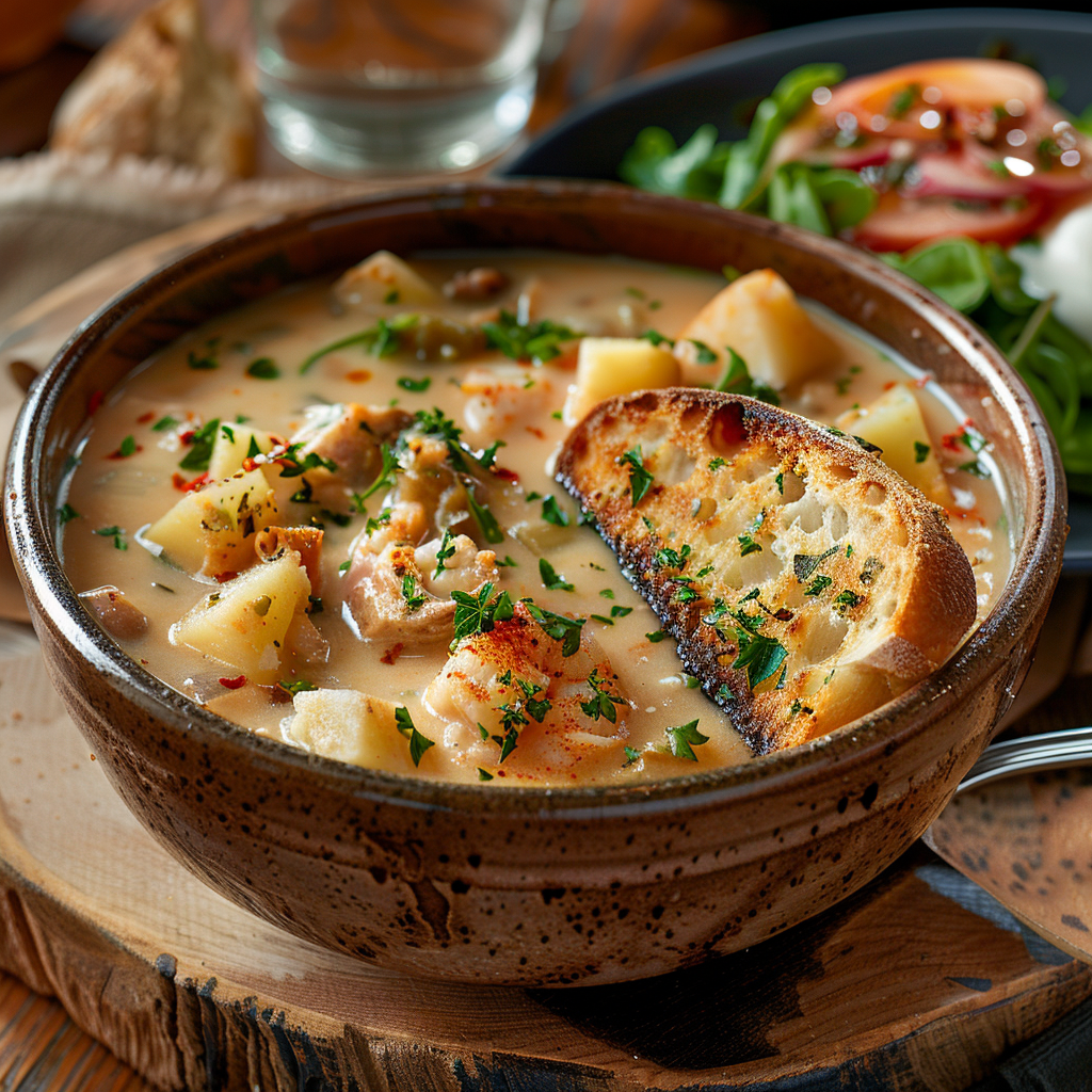 Seafood Chowder with Potatoes