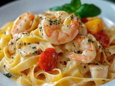 Seafood Tagliatelle Delight: Savory & Authentic Italian Recipe