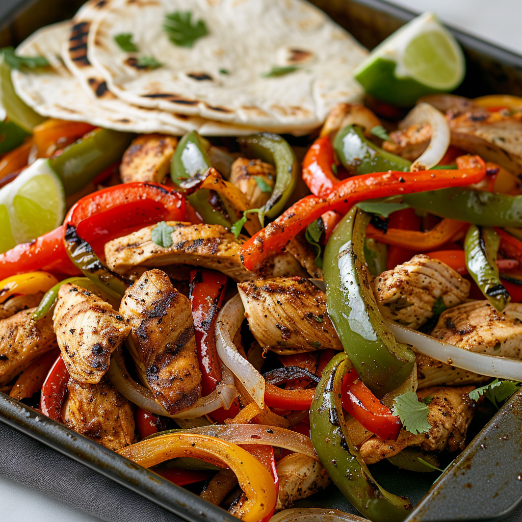 Sheet Pan Chicken Fajitas
