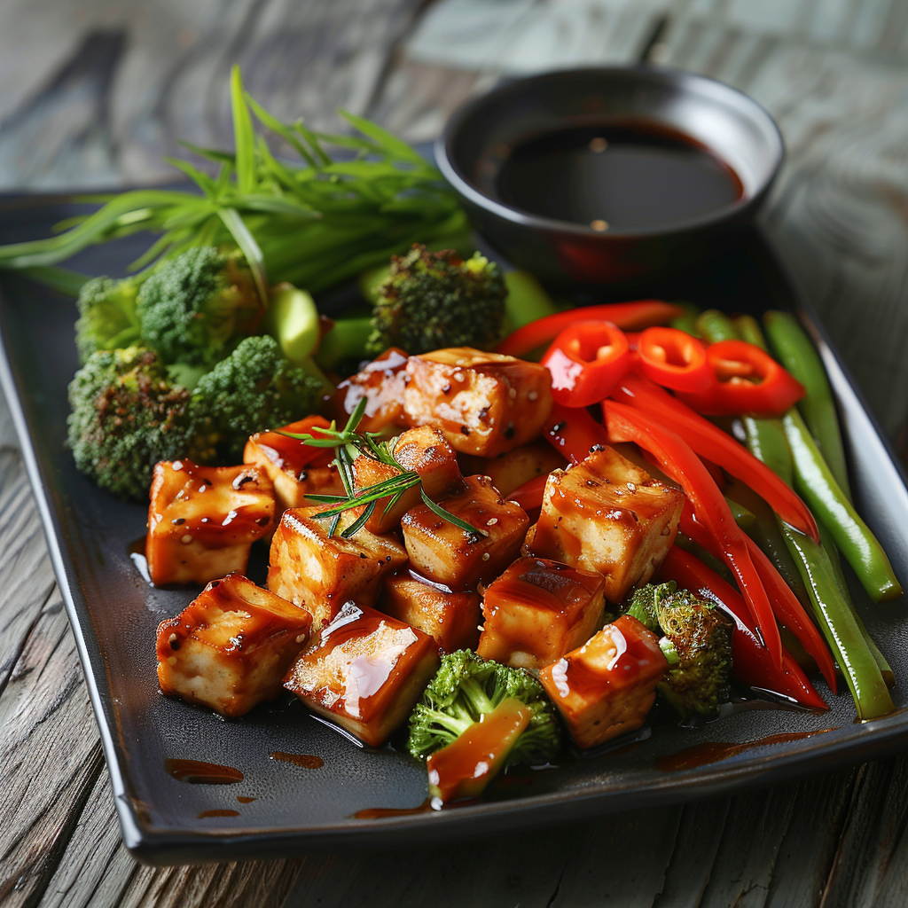 Simple Veggie Stir Fry with Tofu