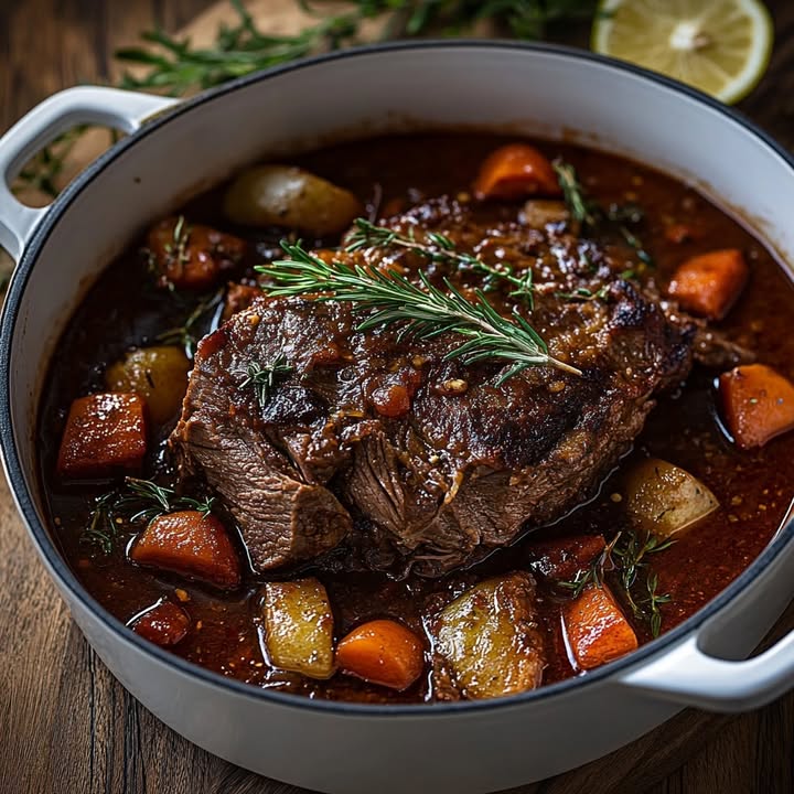 Slow-Cooked Italian Beef