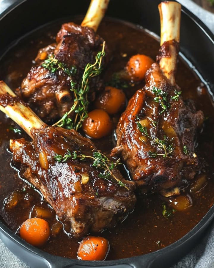 Slow-Cooked Lamb Shanks