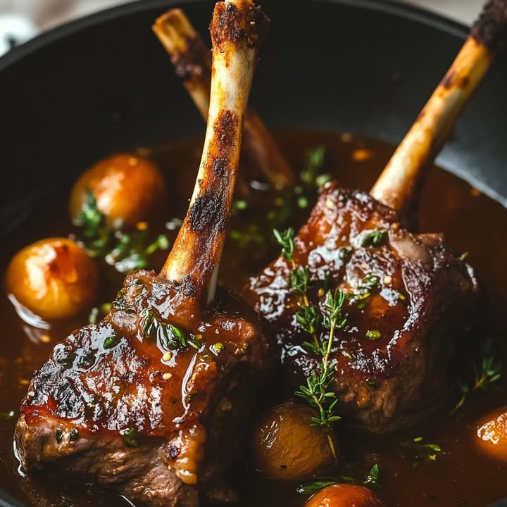 Slow-Cooked Lamb Shanks