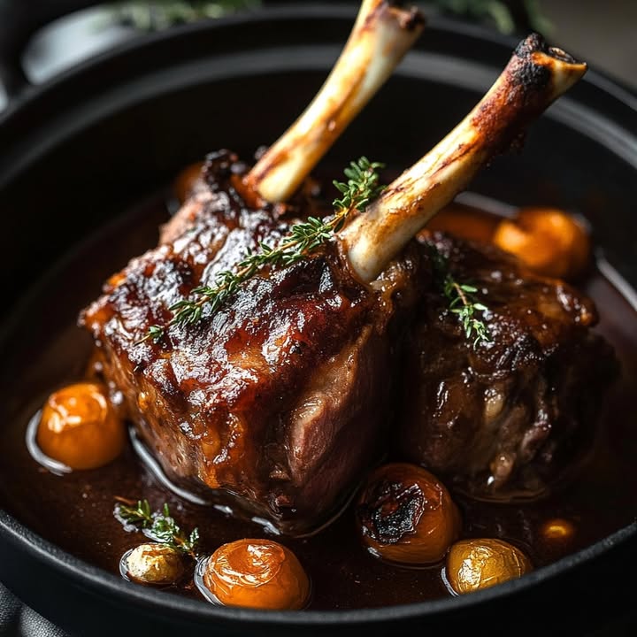 Slow-Cooked Lamb