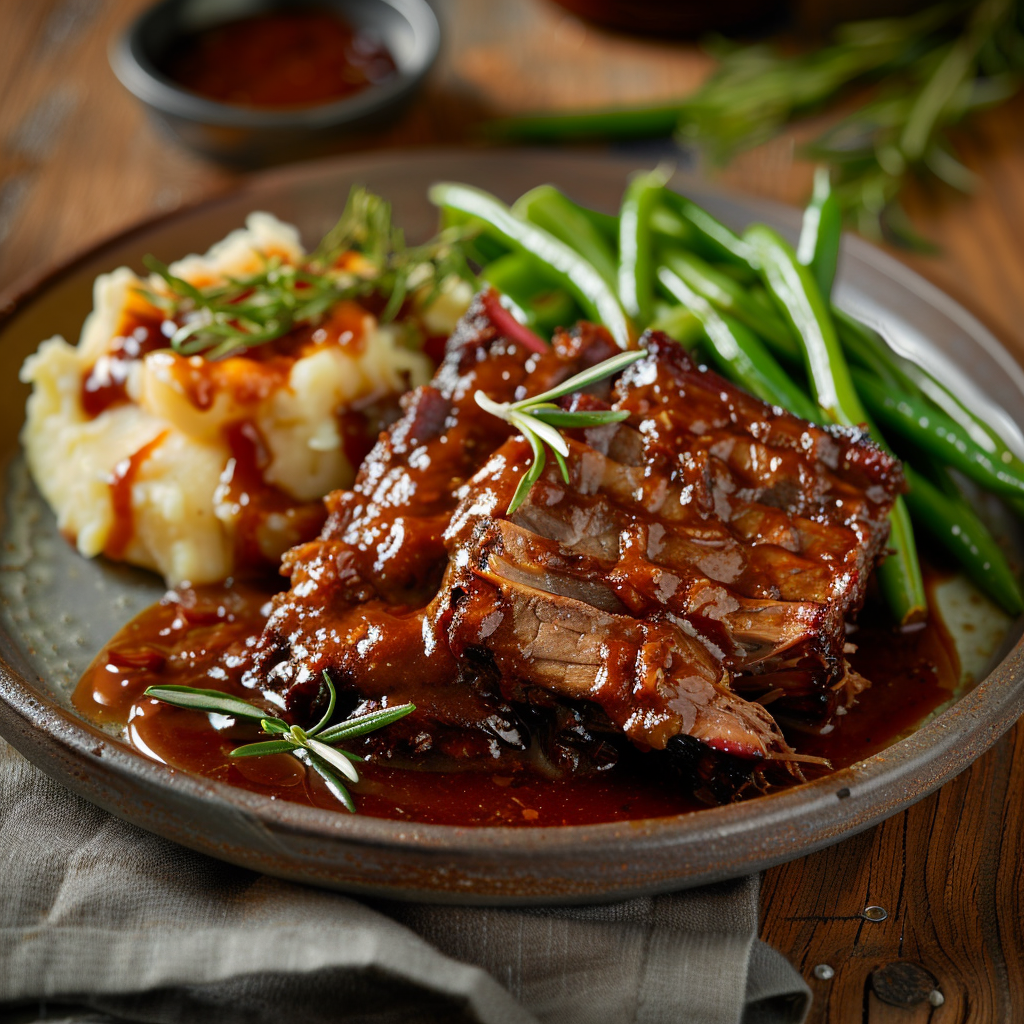 Slow Cooker Beef Brisket with BBQ Sauce