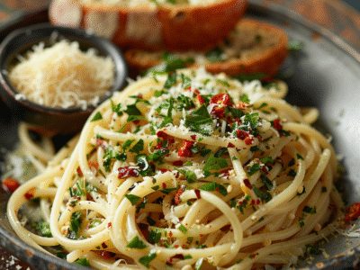 Spaghetti Aglio e Olio with Garlic and Chili: Irresistibly Delicious Recipe