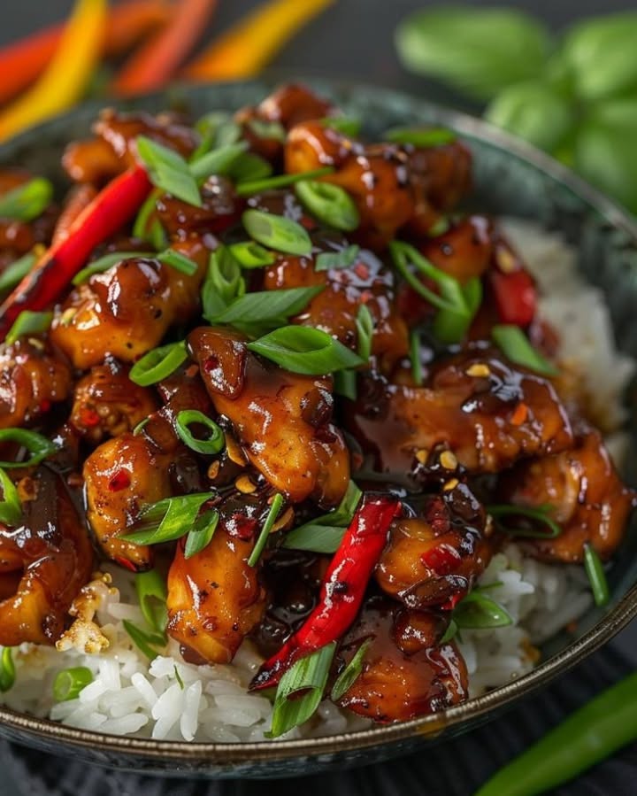 Spicy Caramelized Chicken