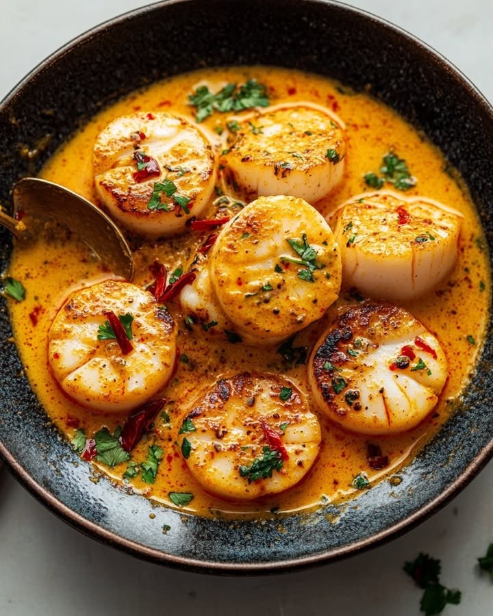Spicy Scallop Curry