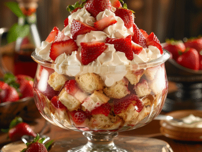 Strawberry Shortcake Trifle: Irresistibly Delicious Layers