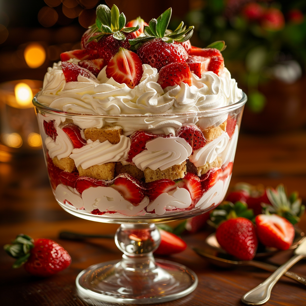 Strawberry Shortcake Trifle