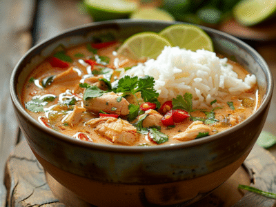 Thai Coconut Chicken Soup: Irresistibly Creamy & Flavorful Delight