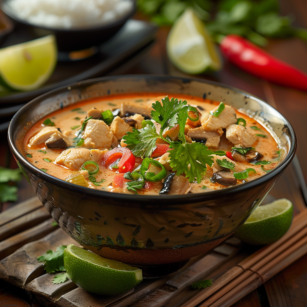 Thai Coconut Chicken Soup