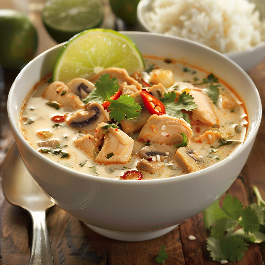 Thai Coconut Chicken Soup