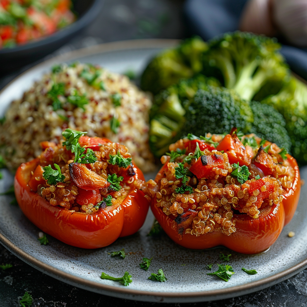 Vegetarian Stuffed Bell Peppers