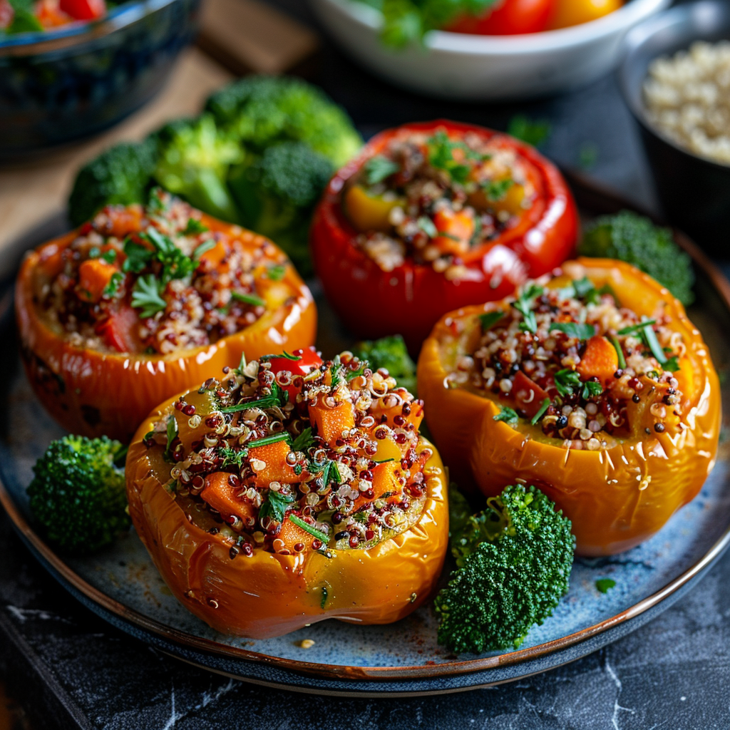 Vegetarian Stuffed Bell Peppers