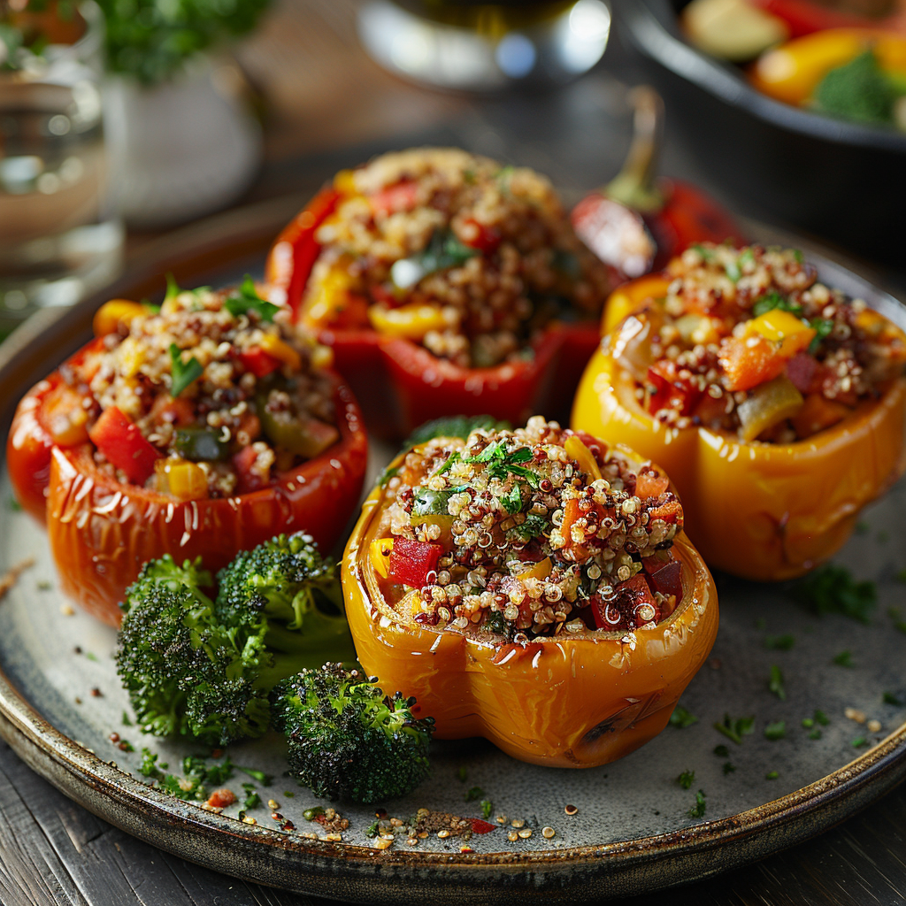Vegetarian Stuffed Bell Peppers
