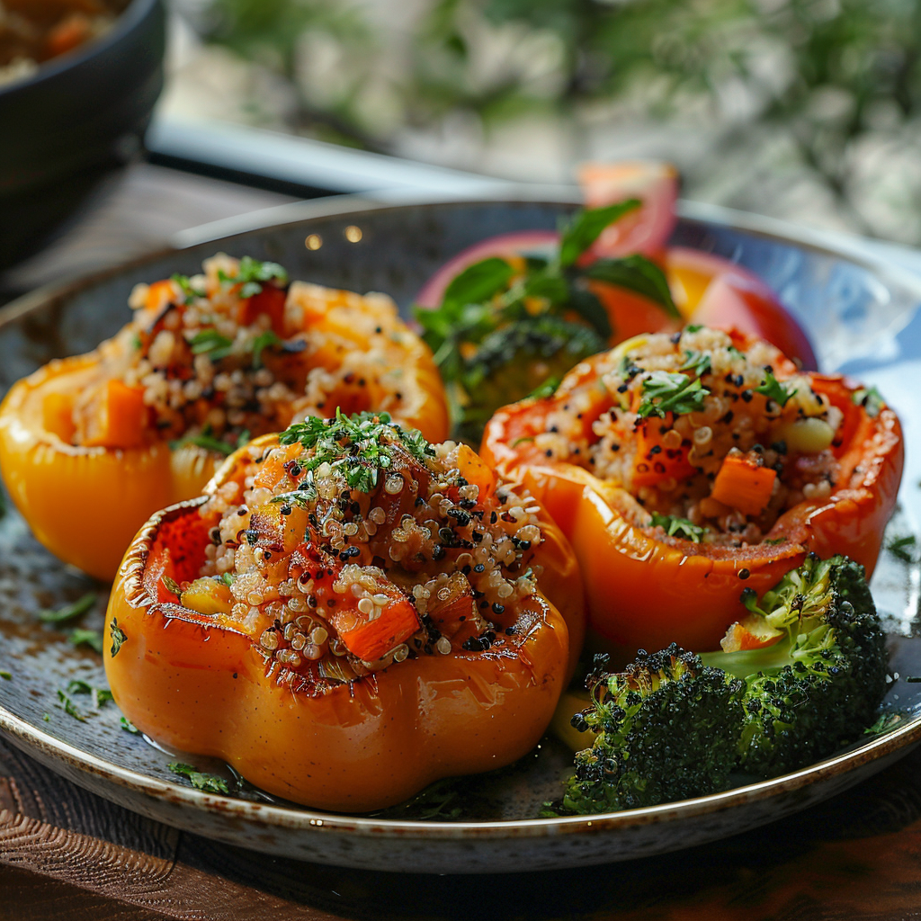 Vegetarian Stuffed Bell Peppers