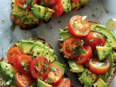 Avocado Tomato Bruschetta – Easy & Authentic Recipe