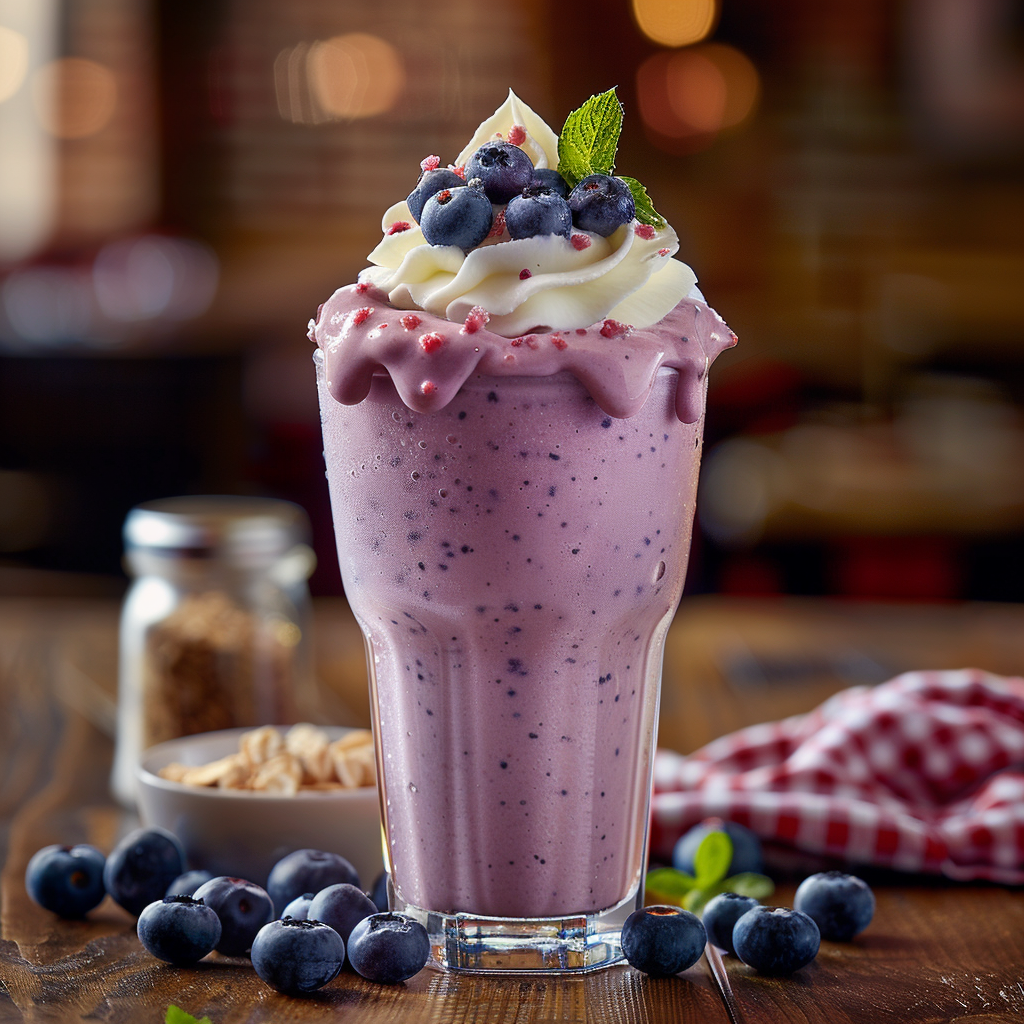 Blueberry Milkshake