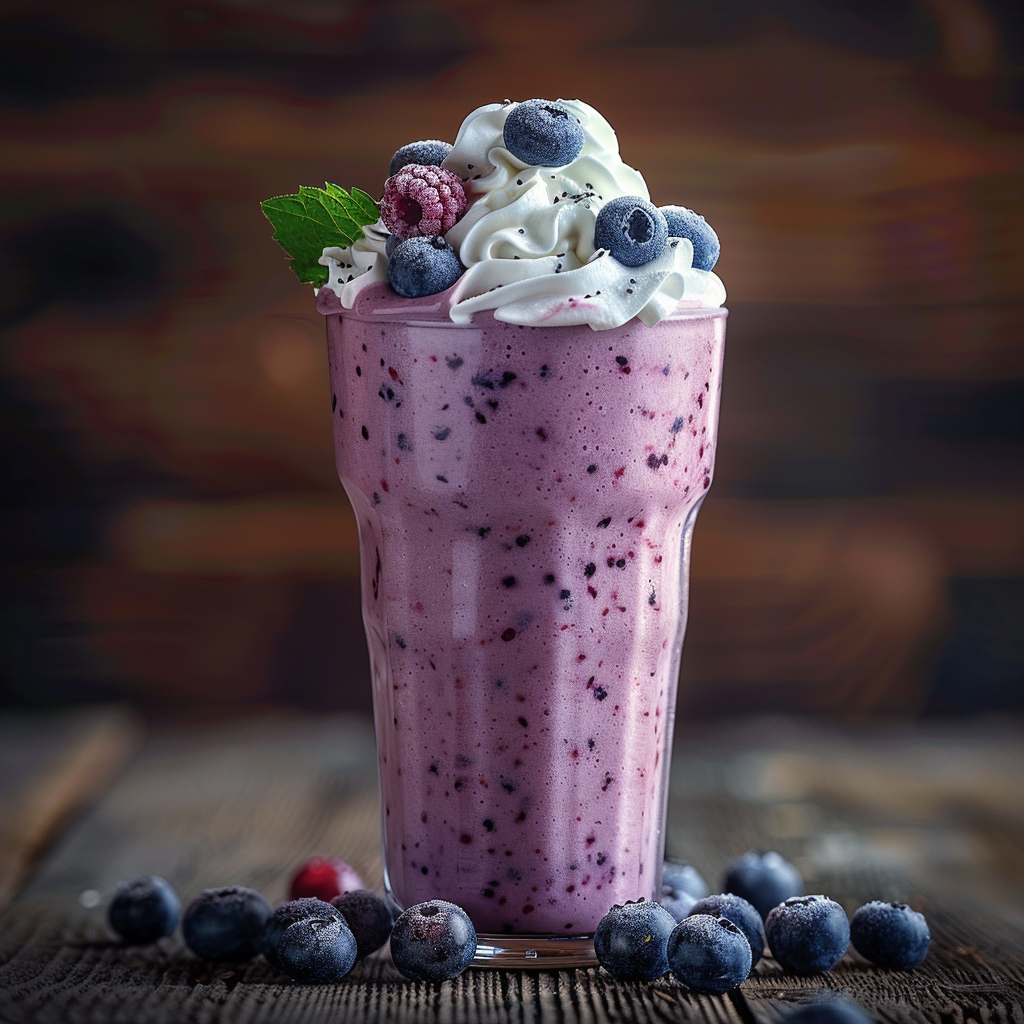 Blueberry Milkshake
