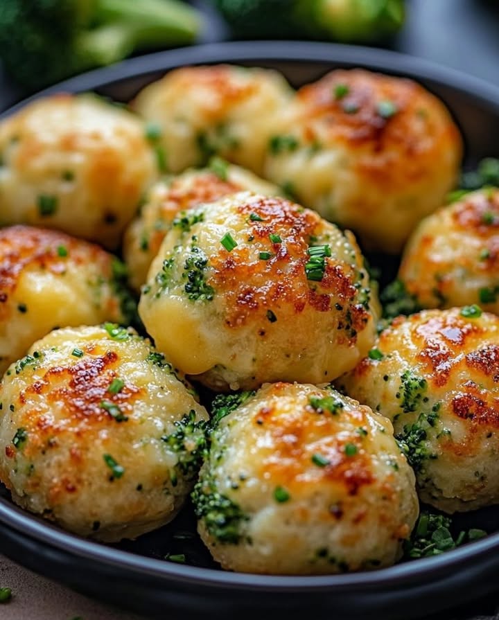 Cheesy Broccoli Bites