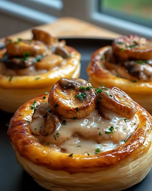 Chicken Mushroom Vol-au-Vent