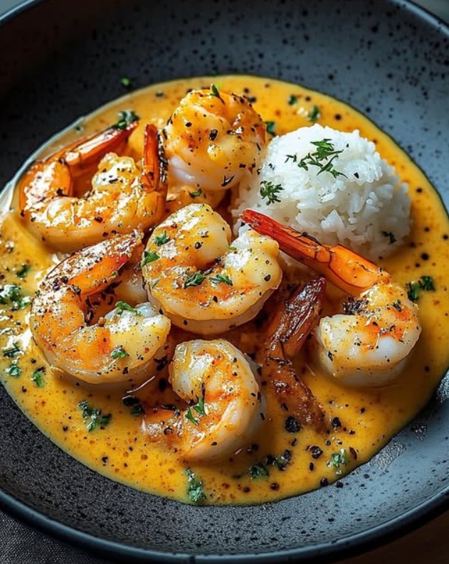 Coconut Garlic Shrimp