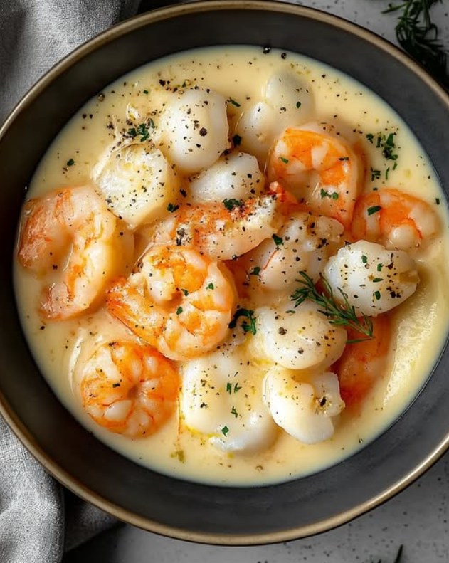 Cod Shrimp Blanquette