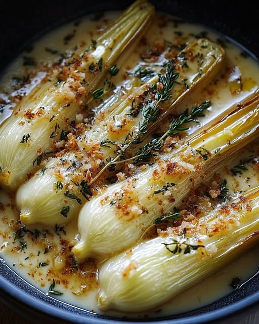 Creamy Sautéed Endives