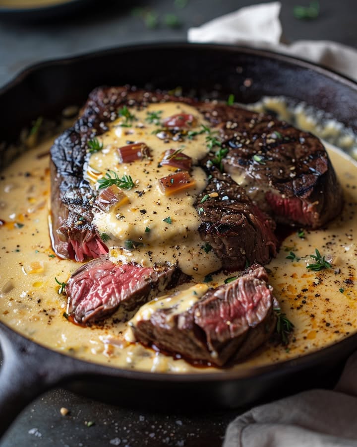 Creamy Whisky Steak