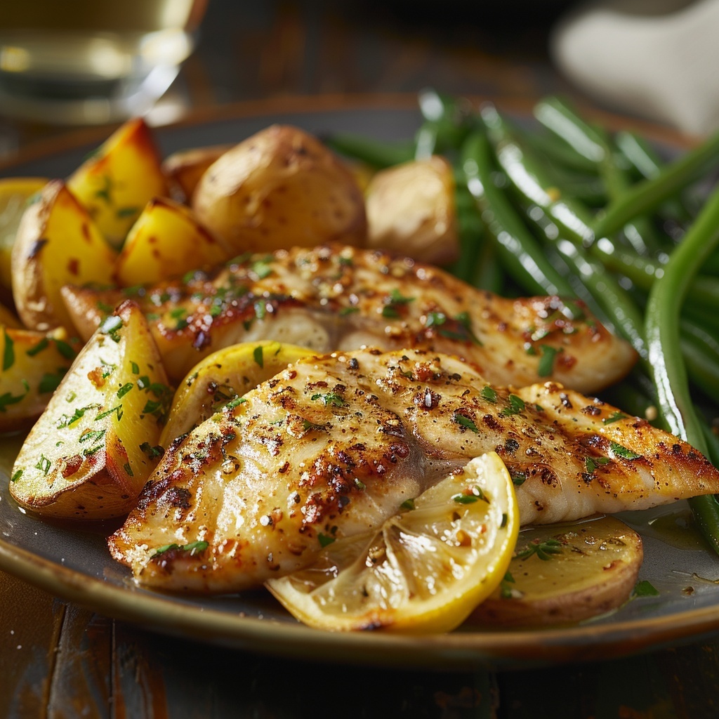 Lemon Garlic Tilapia