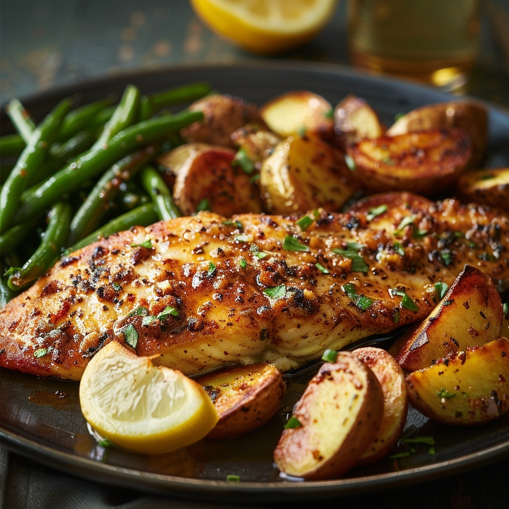Lemon Garlic Tilapia
