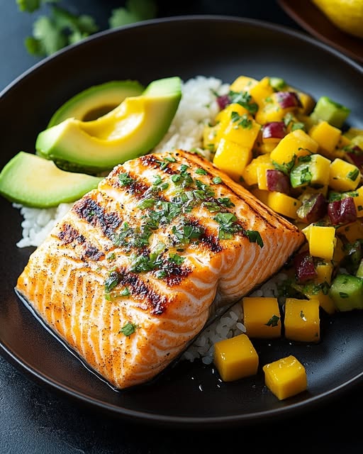 Lime Salmon Bowl