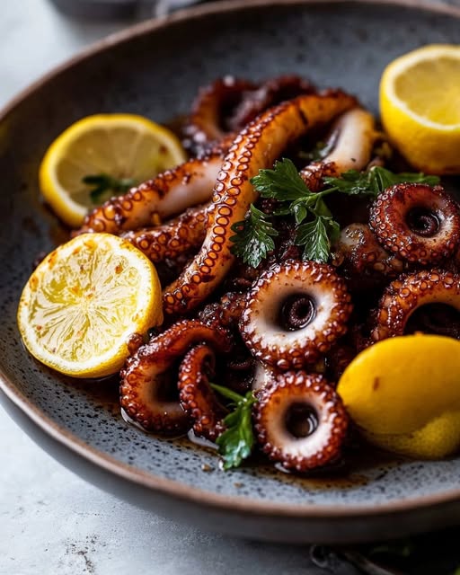 Marinated Crispy Octopus