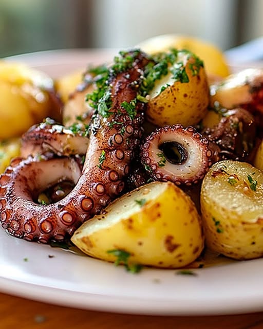 Mediterranean Octopus Potatoes