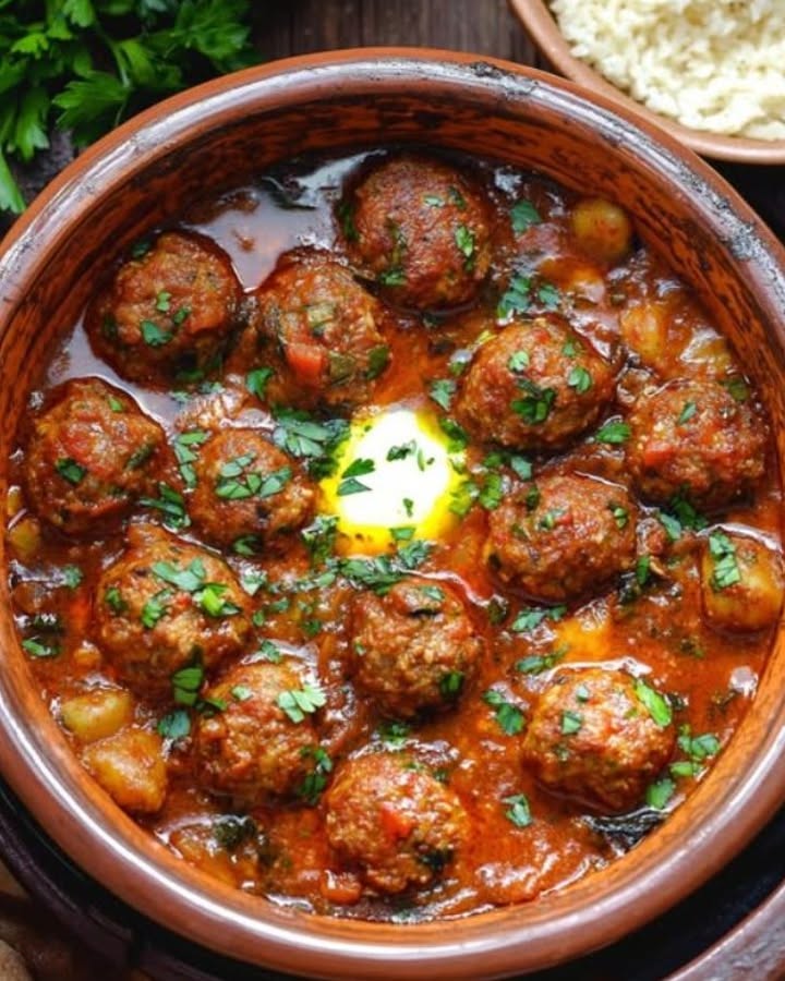Moroccan Kefta Tagine