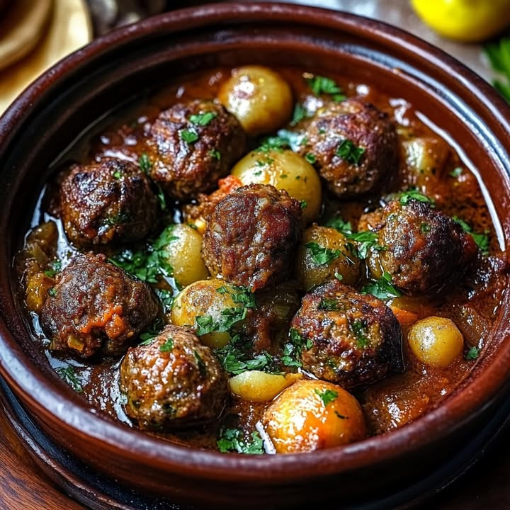Moroccan Kefta Tagine
