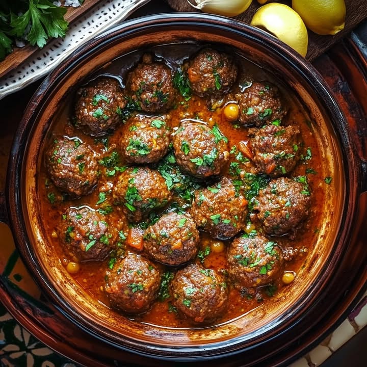 Moroccan Kefta Tagine