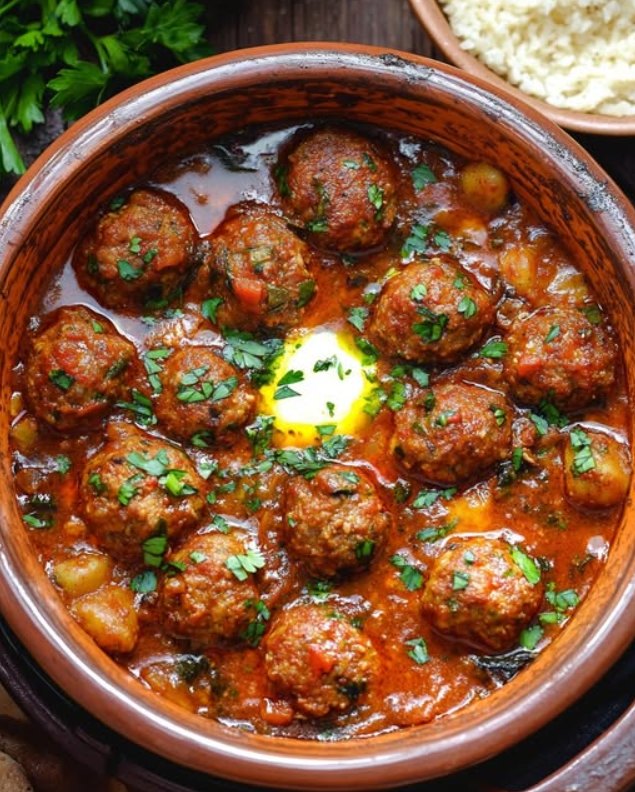 Moroccan Kefta Tagine