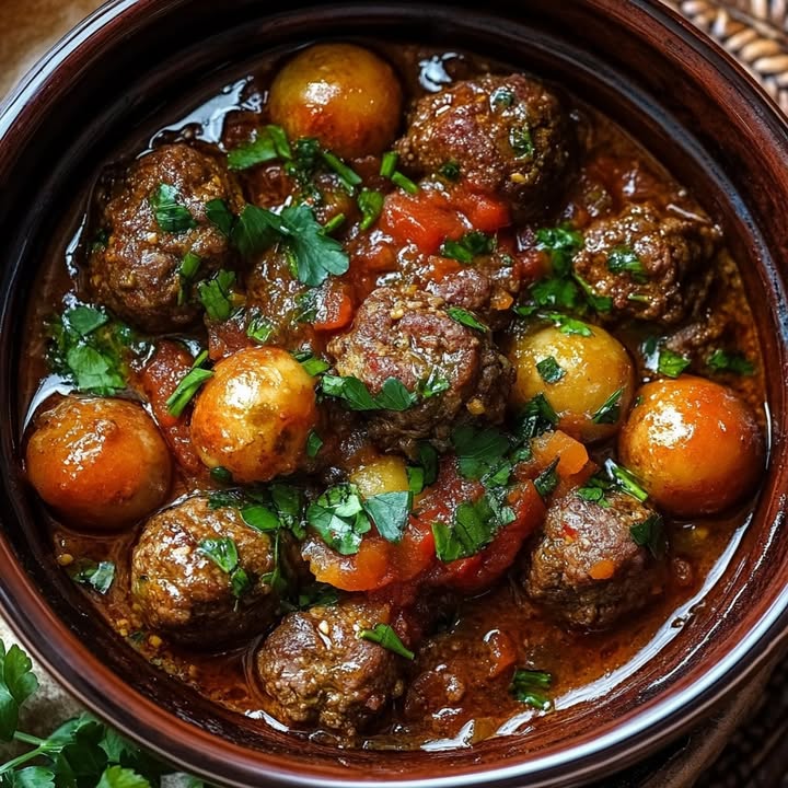 Moroccan Kefta Tagine