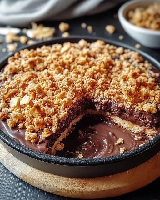 Nutella Crumble Cake