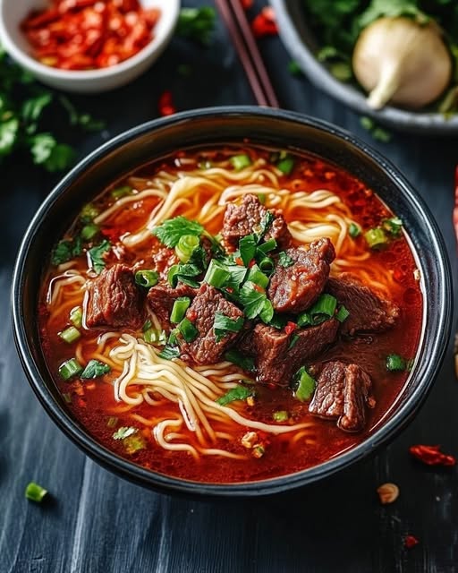 Spicy Beef Noodle Soup