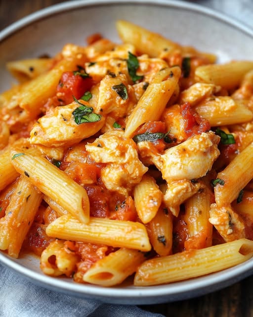 Spicy Chicken Penne