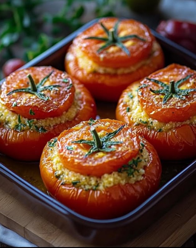 Stuffed Tomato Delight