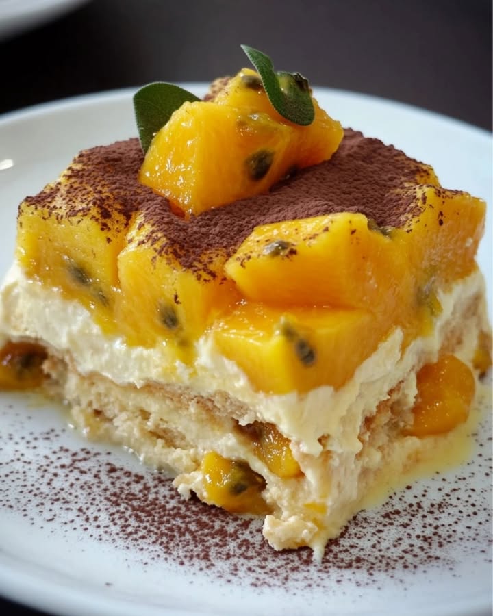 Tropical Passion Tiramisu